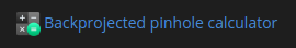 PinholeCalculatorLink